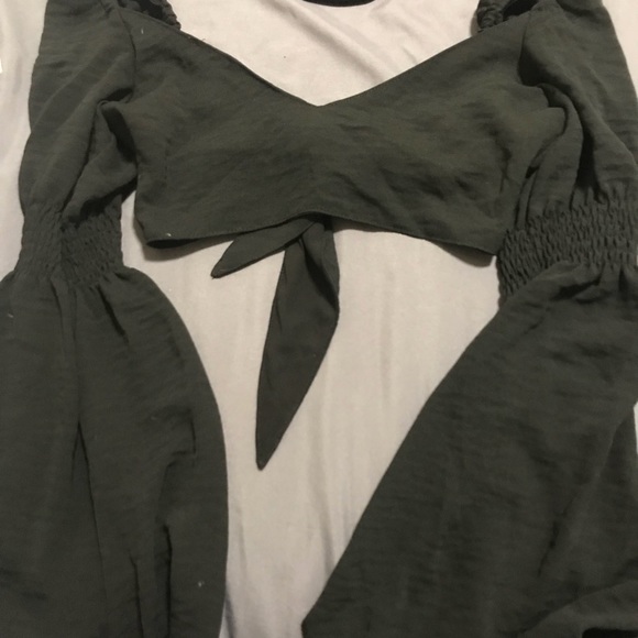 tie front top - Picture 2 of 3